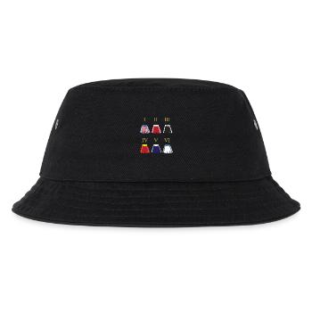 Rockys Wäsche - Kinder Bucket Hat - Schwarz - Vorne