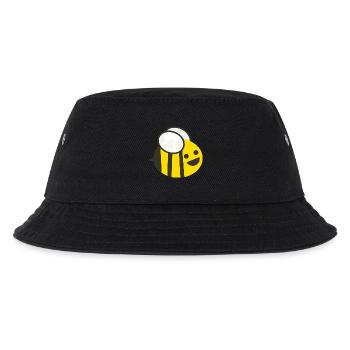 Biene - Kinder Bucket Hat - Schwarz - Vorne