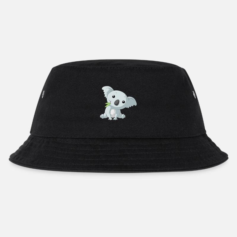 Kleiner Koalabär - Kinder Bucket Hat - Schwarz