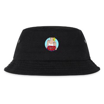 Pow! - Kinder Bucket Hat - Schwarz - Vorne