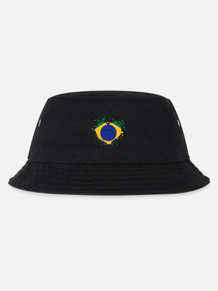 drapeau coeur bresil brasil jeux - Bob Enfant - noir
