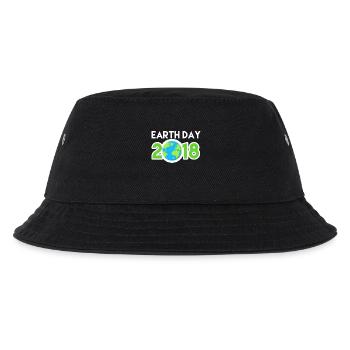 Gehen Planet es ist Ihr Tag der Erde 2018 Shirt - Geschenk - Kinder Bucket Hat - Schwarz - Vorne