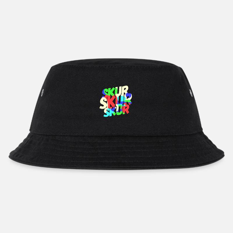 SKUR - Kinder Bucket Hat - Schwarz