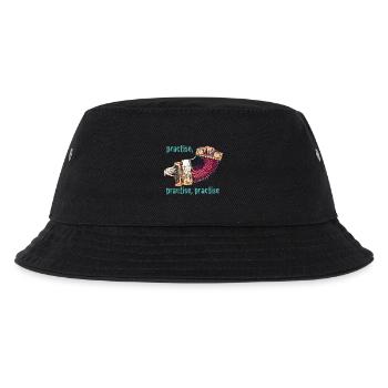 practice box - Kids’ Bucket Hat - black - Front