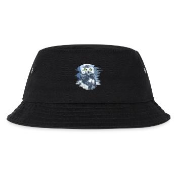 gxp snowy owl vector art - Kids’ Bucket Hat - black - Front