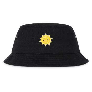 Sun - Sunbeams Sunlight Summer Fun - Kids’ Bucket Hat - black - Front