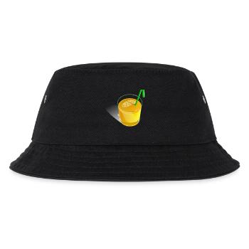 Orange Juice Saft - Kinder Bucket Hat - Schwarz - Vorne