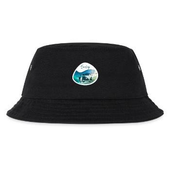 Surfing - Bus - Kinder Bucket Hat - Schwarz - Vorne