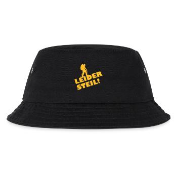 Bergsteiger - Kinder Bucket Hat - Schwarz - Vorne