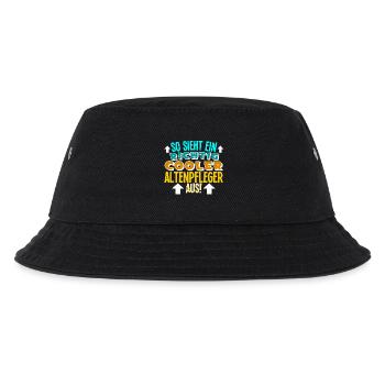 Altenpfleger - Kinder Bucket Hat - Schwarz - Vorne