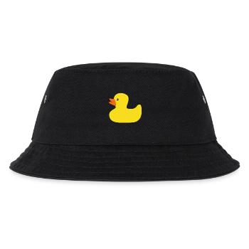Gummiente - Kinder Bucket Hat - Schwarz - Vorne