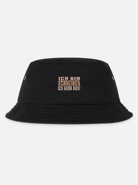 Ich bin Schreiner - Kinder Bucket Hat - Schwarz