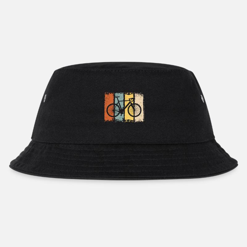 Fahrrad - Kinder Bucket Hat - Schwarz