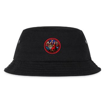 church window supper - Kids’ Bucket Hat - black - Front