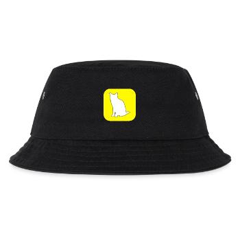 SnapChat (te) (French pun) - Kids’ Bucket Hat - black - Front