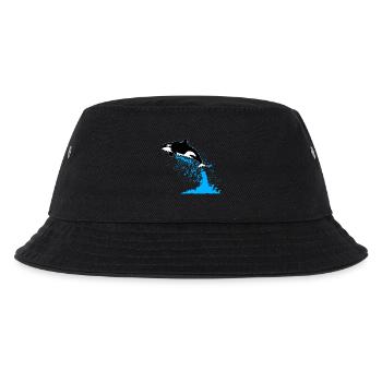 Orca, killer whale, killer whale, killer whale, sea - Kids’ Bucket Hat - black - Front