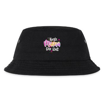 Beste Mama Der Welt - Kinder Bucket Hat - Schwarz - Vorne
