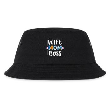Mama - Kinder Bucket Hat - Schwarz - Vorne