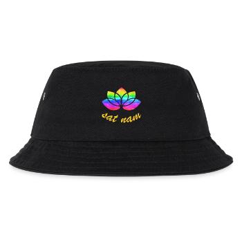 sat nam avec lotus arc-en-ciel - Bob Enfant - noir - Devant