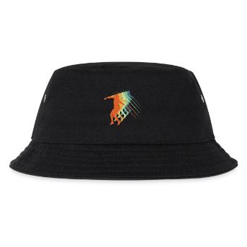 Retro Javelin Throw, Track & Field Athletic Sport - Kids’ Bucket Hat - black - Front