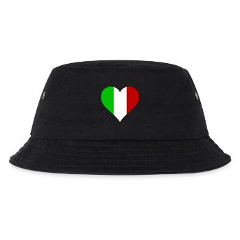 Cœur Italie - J’aime l’Italie - Bob Enfant - noir - Devant