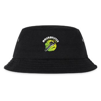 malermeister symbol logo betrieb farben maler - Kinder Bucket Hat - Schwarz - Vorne