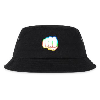 Poing serré coloré poing bosse cool symbole de logo cool - Bob Enfant - noir - Devant
