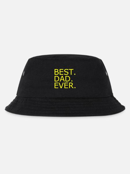 Best dad ever - Kinder Bucket Hat - Schwarz