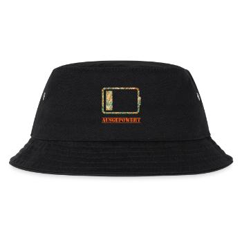 batterie e 20 - Kinder Bucket Hat - Schwarz - Vorne