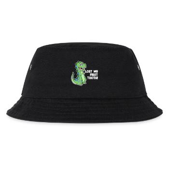Dino Tooth Gap Toddler Milk Tooth - Kids’ Bucket Hat - black - Front