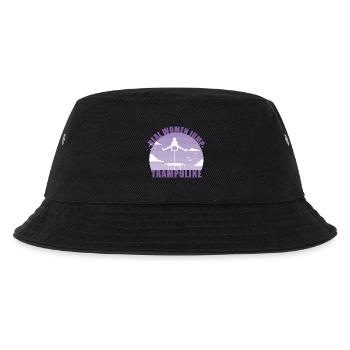Real Women Jump Trampoline / Jumping Fitness - Kinder Bucket Hat - Schwarz - Vorne