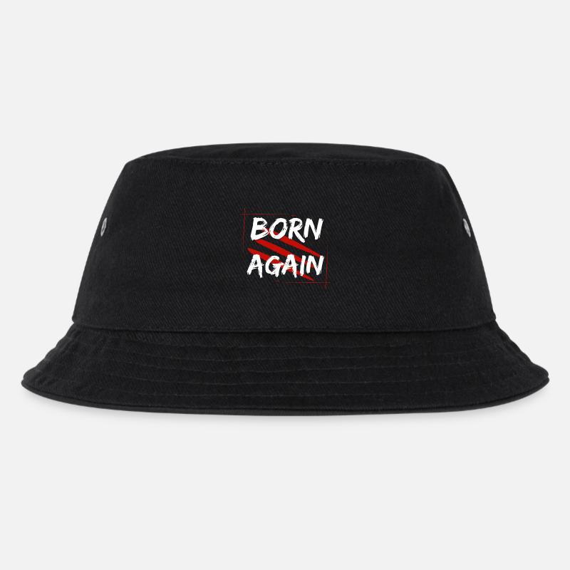 Born Again - Kids’ Bucket Hat - black