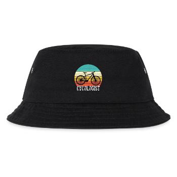Cycologist Funny Vintage Cycling Cyclist - Kinder Bucket Hat - Schwarz - Vorne