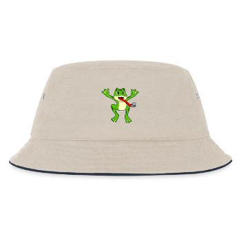 Mouche grenouille - Bob Enfant - blanc cassé/bleu marine - Devant