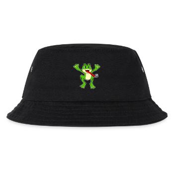 Frosch Fliege - Kinder Bucket Hat - Schwarz - Vorne