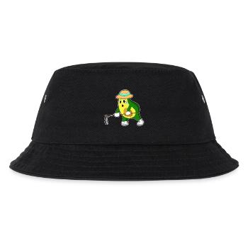 Avocado Landwirt Hacke Bauernhof - Kids’ Bucket Hat - black - Front