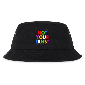 Not your ernst - Kinder Bucket Hat - Schwarz - Vorne