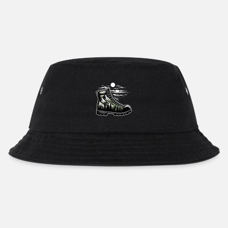 Wanderschuhe Mountain Trekkeur Randonneur - Kinder Bucket Hat - Schwarz