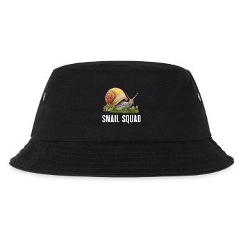 Snail Squad – Schneckenliebe & Gartenhumor - Kinder Bucket Hat - Schwarz - Vorne