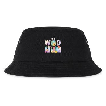 Wöd Mum - World Mum, Best Mom, Mother's Day - Kids’ Bucket Hat - black - Front