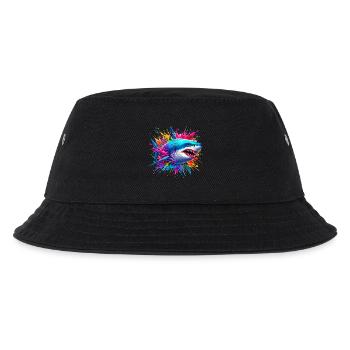 Hai - Kinder Bucket Hat - Schwarz - Vorne