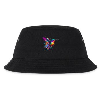 Kolibri - Kinder Bucket Hat - Schwarz - Vorne