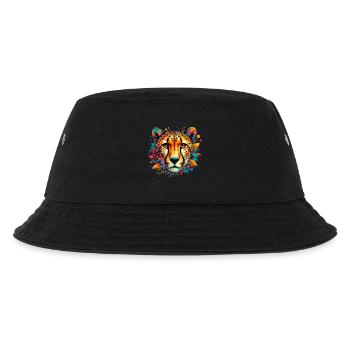 Gepard - Kinder Bucket Hat - Schwarz - Vorne