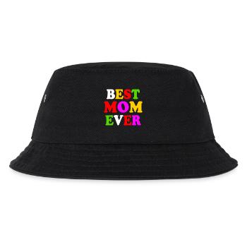 Best mom ever - Kinder Bucket Hat - Schwarz - Vorne