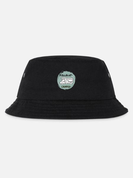 VollblutCamper-Wohnmobil - Kinder Bucket Hat - Schwarz