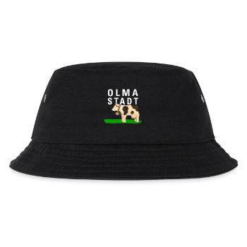 OLMA STADT 2 mit Kuh - Kinder Bucket Hat - Schwarz - Vorne