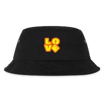 LOVE - Kids’ Bucket Hat - black - Front