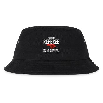 Lustiger Schiedsrichter Für Männer Frauen Sport Schiedsrichter Gag Schiedsrichter - Kinder Bucket Hat - Schwarz - Vorne
