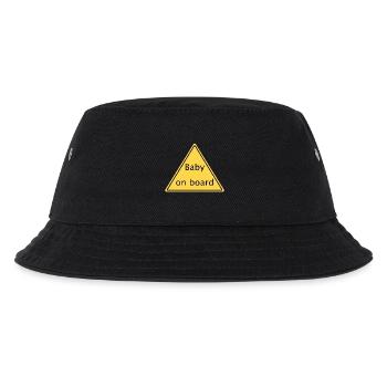 Baby on board - Kinder Bucket Hat - Schwarz - Vorne