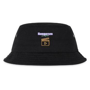 Komparse Komparsen Life Film Extras Background - Kinder Bucket Hat - Schwarz - Vorne